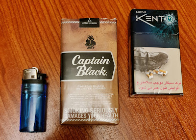 Captain Black Dark Crema ve Kent Switch Less Smell