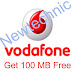 Vodafone me 100 mb Free Netpack paye aur jane sim kisake Nam se li gayi hai  