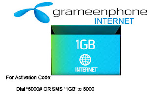 Grameenphone Internet 1GB Pack-275 Taka