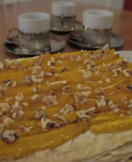 Roasted Pumpkin Mascarpone Pastry Strip