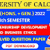 CU B.COM (Honours and General) Fourth Semester Entrepreneurship Development and Business Ethics Question Paper With Solution 2022 | B.COM (Honours and General) Entrepreneurship Development and Business Ethics 4th Semester Calcutta University Question Paper 2022
