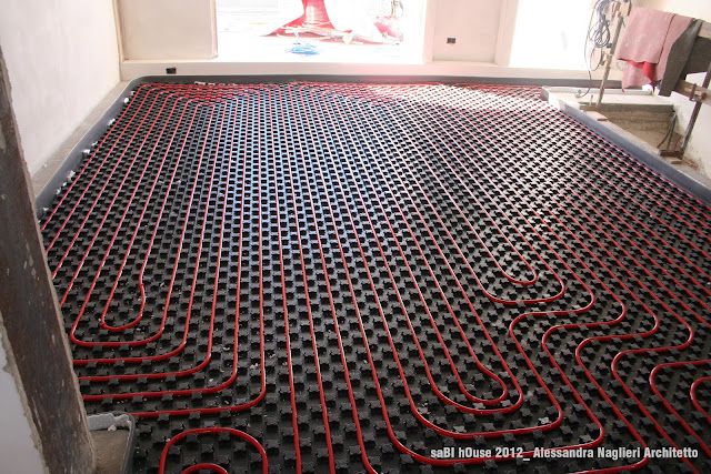 riscaldamento radiante a pavimento underfloor heating system