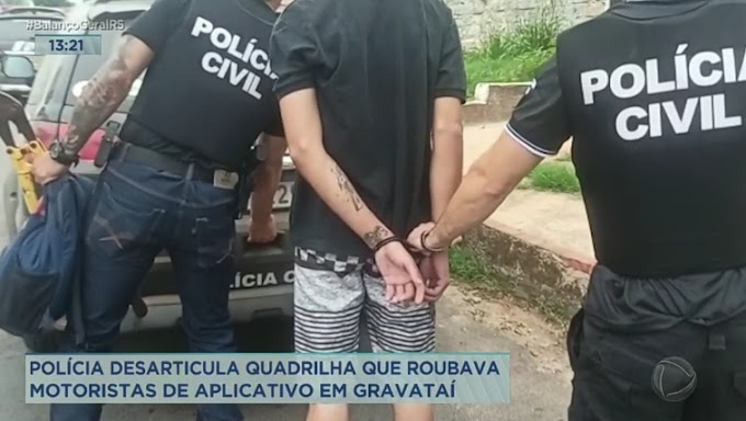 É preso em Cachoeirinha um dos suspeitos de assaltos a motoristas de aplicativos em Gravataí