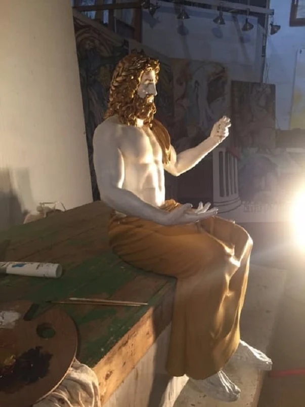 Lost statue of Zeus at Olympia recreated through 3D printing