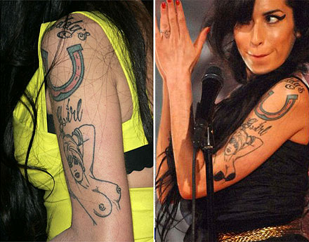 Amy Winehouse tattoo designs