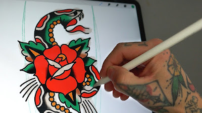 Como criar tatuagens incríveis com ProCreate: Tutorial completo