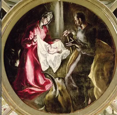 The Nativity, 1597-1603 Canvas Art by El Greco