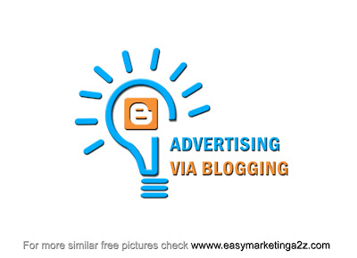Advertising via blogging