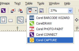 corel capture, font, mengetahui,mencari