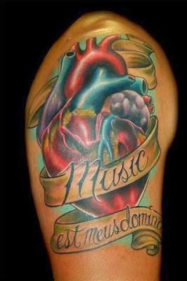 Realistic Heart Tattoo