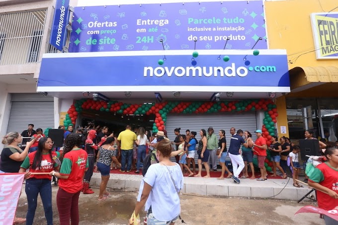 O Grupo varejista "NOVO MUNDO.COM" Inaugura a primeira unidade da rede em Marabá 