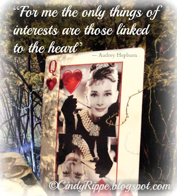 Audrey Hepburn quote, Linked to the Heart, Chicago Flower and Garden Show 2013, Creative Tablescape, Florals-Family-Faith, Cindy Rippe