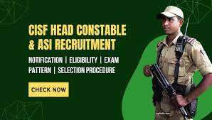 CISF HCM and ASI Recruitment 2022