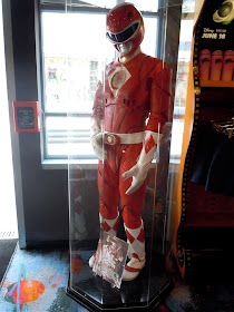 Power Rangers movie red costume display