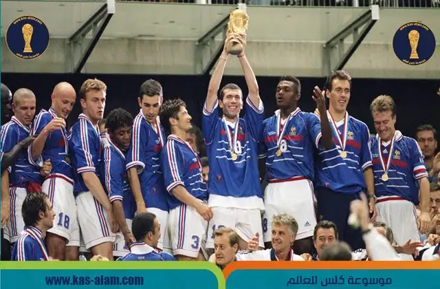 فازت فرنسا بأول لقب لها، لتصبح سابع دولة تفوز بكأس العالم