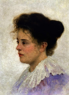Григорий Григорьевич Мясоедов - Женский портрет. 1876