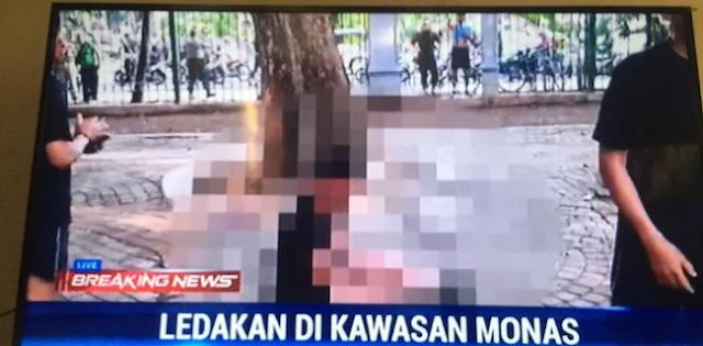 Sebuah Ledakan Terjadi Di Area Monas, Depan Kemendagri