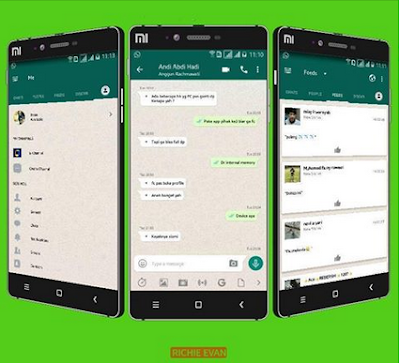 BBM Mod Whatsapp Update versi 3.3.1.24 Terbaru Extra Fitur Gratis For Android