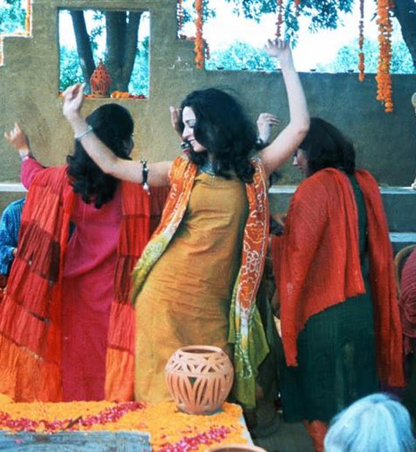  orange marigold decorations and the customs of a Punjabi wedding