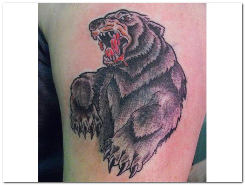 Tribal Bear Tattoo Design by RaeiGardland on deviantART