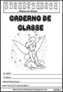 Capas para caderno - educação infantil