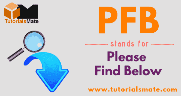 PFB Full Form