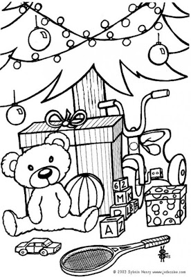 Coloring Pages Christmas Presents