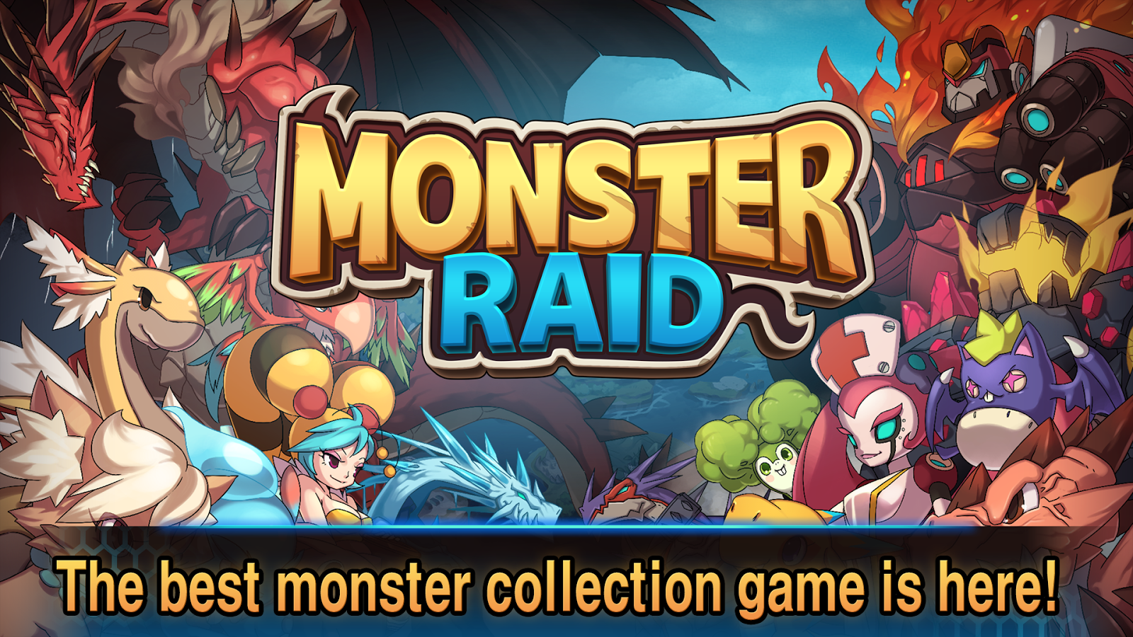 Monster Raid V1.0.5 Mod Apk + Data (Massive Attack) | Android Free Games