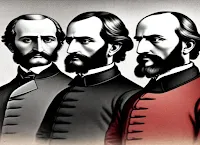 Mazzini, Cavour and Garibaldi in the Unification Movement of Italy