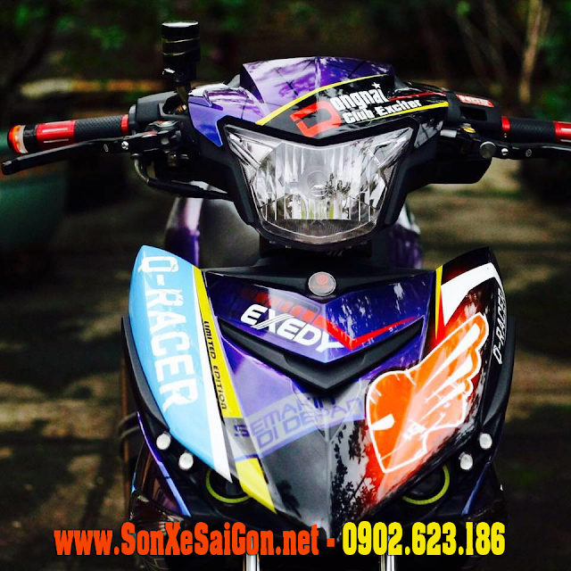 Exciter 150 sơn tem đấu phong cách RACER cực đẹp