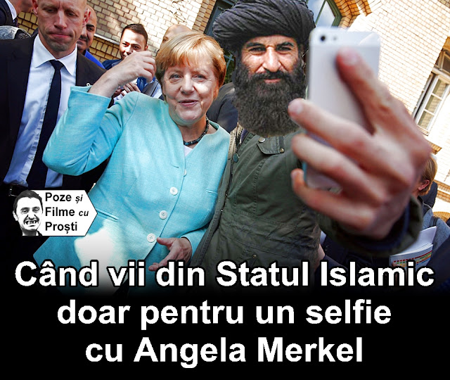 Ca sa nu fie acuzata de discriminare, Angela Merkel si-a facut selfie si cu un terorist ISIS