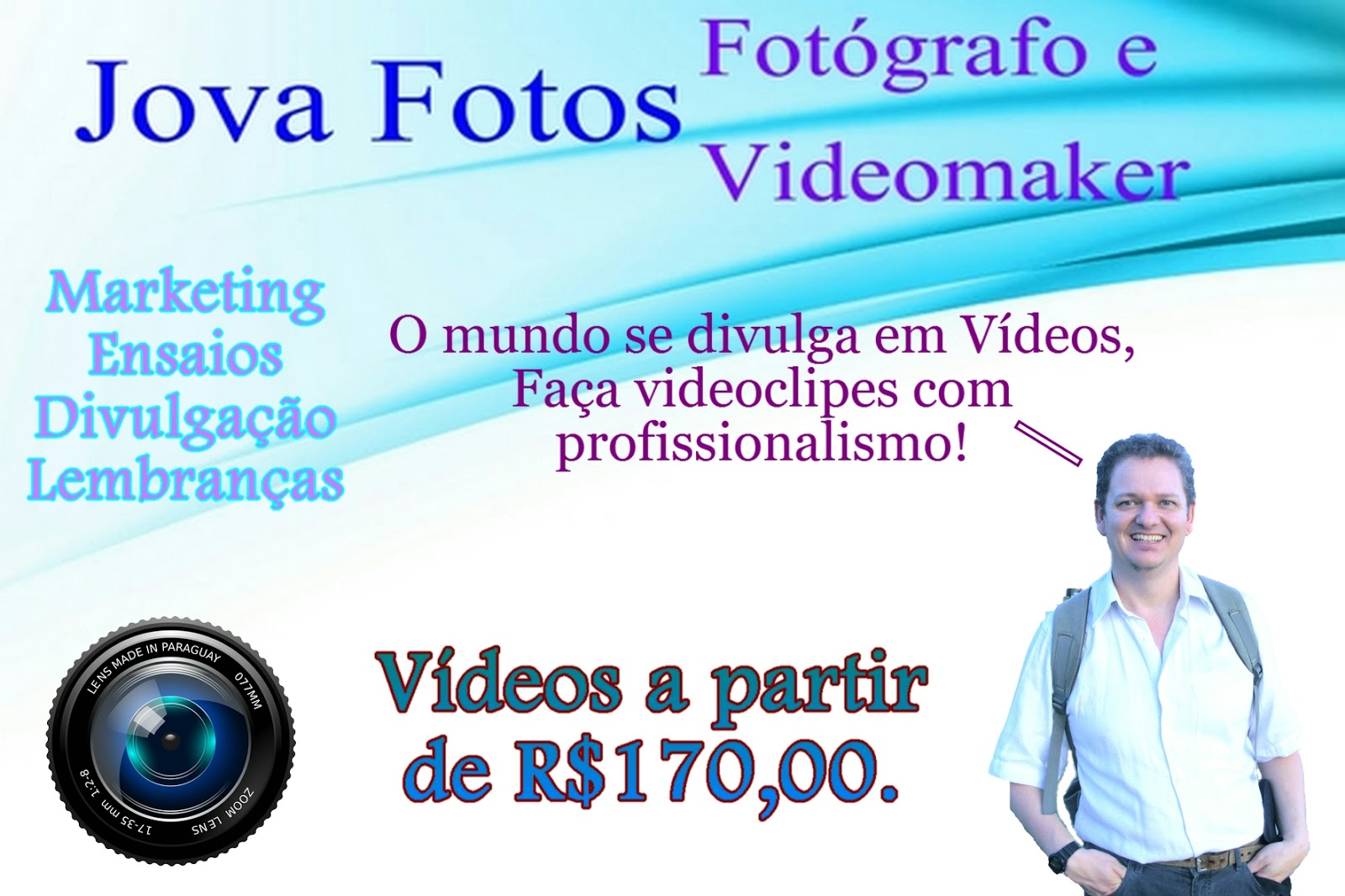 Videomaker e Filmagem Profissional.