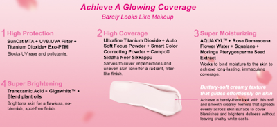 Advantages for Naruko Rose Hydrating Tone Up Cream SPF 30