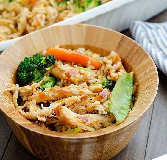 Teriyaki Chicken Casserole #Meal #Lunch