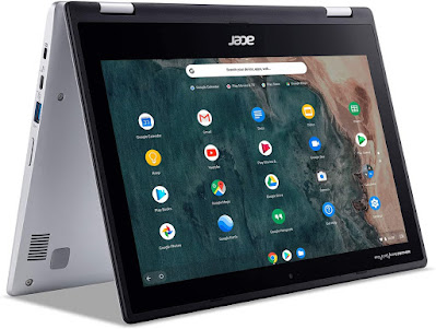 Acer Chromebook Spin 311 Convertible Laptop, Intel Celeron N4020, 11.6" HD Touch,
