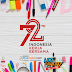 Logo 72 tahun Indonesia Merdeka