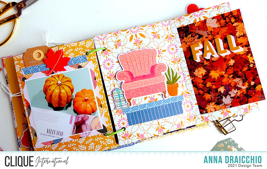 utorial Mini Album Autunno – Fall Scrapbook Mini Album