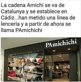 Amichi , Catalunya, Cádiz , pamichichi, lencería