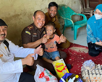 Menurunkan Angka Stunting, Kajari Asahan Kunjungi Warga Kelurahan Selawan