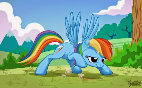 Overused pose is overused Rainbow Dash