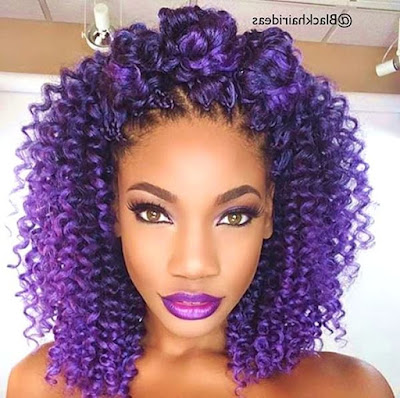 39 Amazing Afro Crochet Braids Ponytails with Hair Accessories To Copy