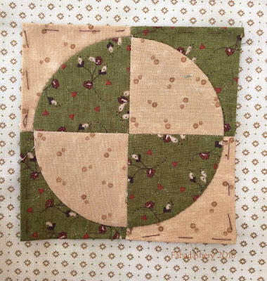 Dear Jane Quilt - Block B3 Mirror Image