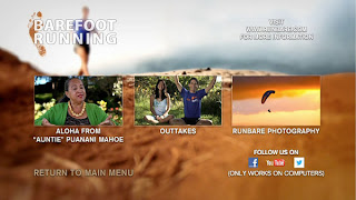 barefoot running menu