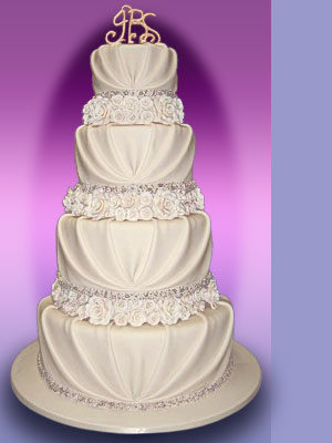 blank wedding cake design