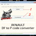 برنامج Renault DF to P Codes (FREE)