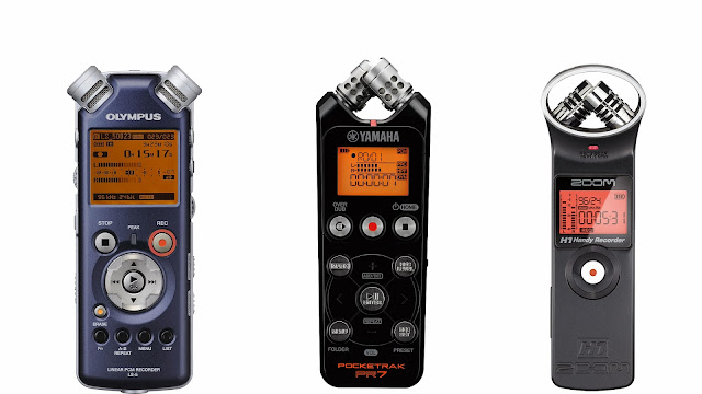 Audiorecording through microphone - Olympus LS5 vs. Yamaha PR7 vs. Zoom  H1