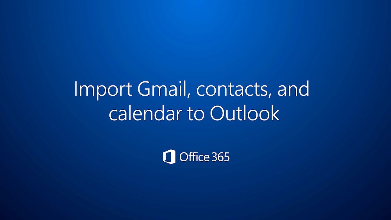 Migrate Calendar To Office 365