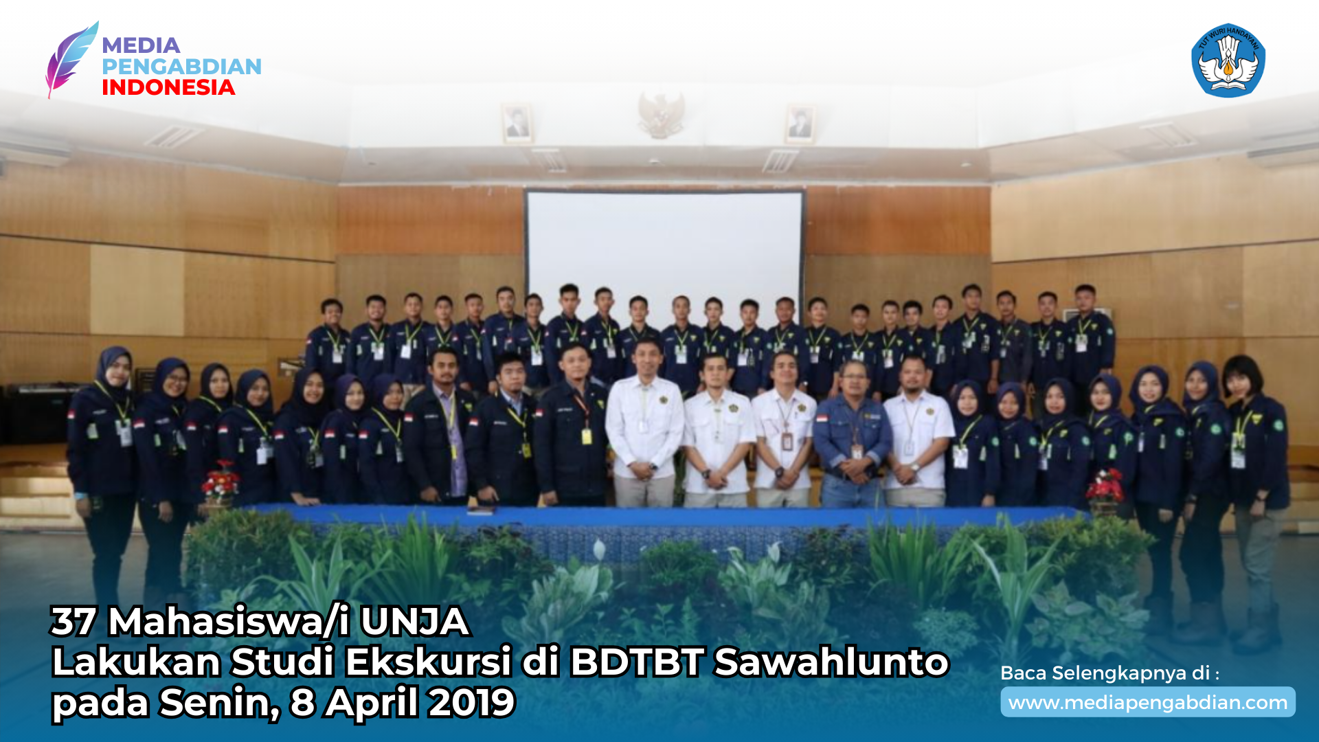37 Mahasiswa/i UNJA Lakukan Studi Ekskursi Di BDTBT Sawahlunto pada 8 april 2019