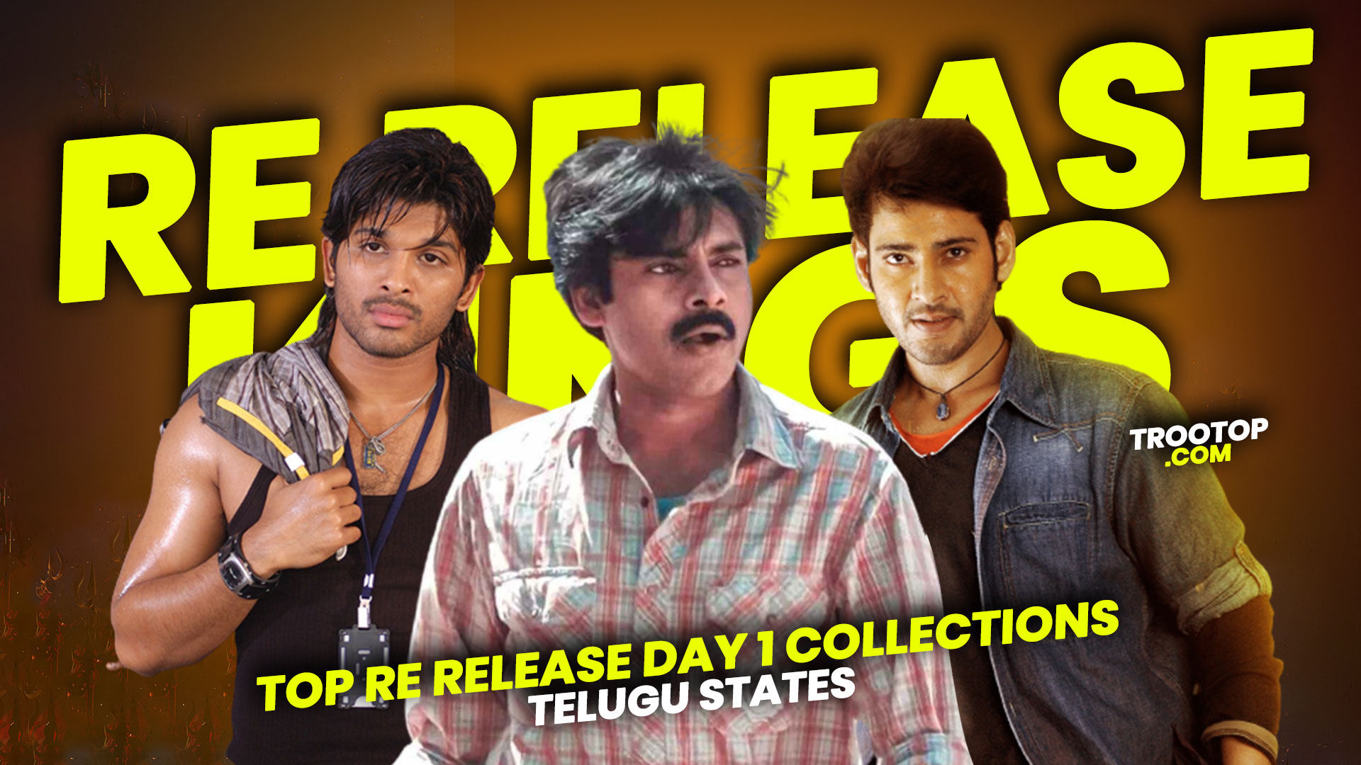 Top Re Release Day 1 Collections  Tollywood