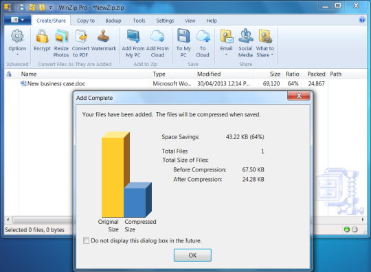 free download WinZip v18